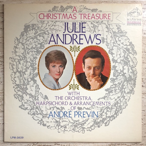 Julie Andrews, Andre Previn A Christmas Treasure Vinyl Lp '67 - Picture 2 of 8